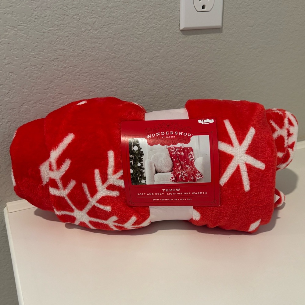 Christmas throw blanket